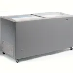 Congélateur coffre portes vitrées 370 Litres TENSAI Congélateur coffre portes vitrées 370 Litres TENSAI