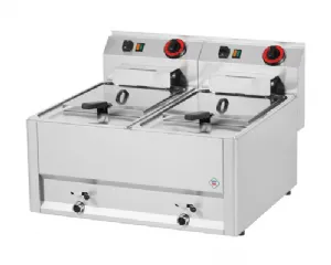 Friteuse professionnelle lectrique 2x 8 litres REDFOX profondeur 600mm - FE 60 ELT FE60ELT