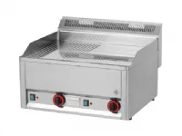 Plancha professionnelle électrique lisse et rainurée 2 zones REDFOX profondeur 600mm - FTHRC 60 EL Plancha professionnelle électrique lisse et rainurée 2 zones REDFOX profondeur 600mm - FTHRC 60 EL