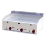 Plancha professionnelle gaz lisse et rainurée 3 zones REDFOX profondeur 600mm - FTHRC 90 GL Plancha professionnelle gaz lisse et rainurée 3 zones REDFOX profondeur 600mm - FTHRC 90 GL