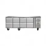 Table réfrigérée positive centrale 8 tiroirs profondeur 700mm SKYRAINBOW Table réfrigérée positive centrale 8 tiroirs profondeur 700mm SKYRAINBOW