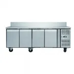 Table réfrigérée positive adossée 4 portes profondeur 700mm SKYRAINBOW Table réfrigérée positive adossée 4 portes profondeur 700mm SKYRAINBOW