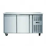 Table réfrigérée positive centrale 2 portes profondeur 600mm SKYRAINBOW Table réfrigérée positive centrale 2 portes profondeur 600mm SKYRAINBOW