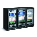 Arrière-bar réfrigéré 3 portes vitrées battantes SKYRAINBOW Arrière-bar réfrigéré 3 portes vitrées battantes SKYRAINBOW