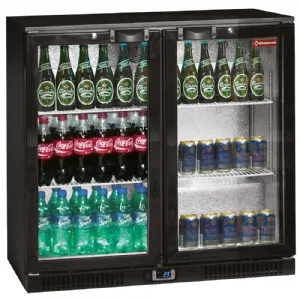 Arrire-bar 2 portes vitres battantes DIAMOND TAB2/D-N6_PROMO