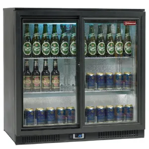 Arrire-bar rfrigre 2 portes vitres coulissantes DIAMOND TABS2/D-R6_PROMO