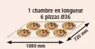 Four  pizza lectrique 1 chambre 6 pizzas 36 TORNATI FORNI XL76M_PROMO